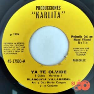 Blanquita Villarreal - Ya Te Olvidé / Pertenezco A Ti Vinilo