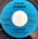 Disco de Vinilo María Soledad Rocha - Ni Chis Ni Mus / La Casa Por La Ventana Vinyl Record
