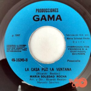 Disco de Vinilo María Soledad Rocha - Ni Chis Ni Mus / La Casa Por La Ventana Vinyl Record