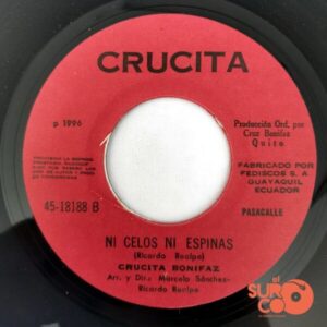 Disco de Vinilo Crucita Bonifaz - Regresa Pronto / Ni Celos Ni Espinas Vinyl Record