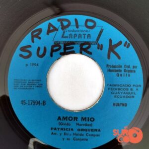 Disco de Vinilo Patricia Orquera - Siempre Te Amaré / Amor Mío Vinyl Record