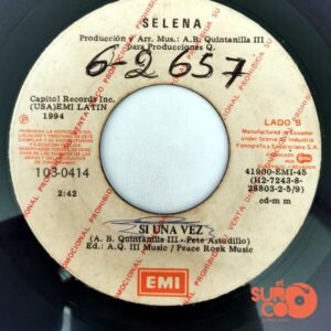 Disco de Vinilo Selena - Amor Prohibido / Si Una Vez (Promocional) Vinyl Record