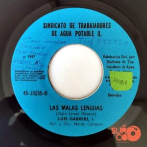 Disco de Vinilo Luis Gabriel I - Nos Amaremos / Las Malas Lenguas Vinyl Record