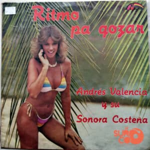 Disco de Vinilo Andrés Valencia Y Su Sonora Costeña - Ritmo Pa Gozar Vinyl Record
