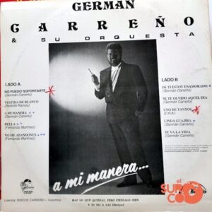 Disco de Vinilo Germán Carreño - A Mi Manera Vinyl Record