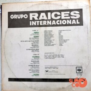 Disco de Vinilo Grupo Raíces - Internacional Vinyl Record