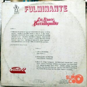 Disco de Vinilo Los Bravos De Barranquilla - ¡Fulminante! Vinyl Record