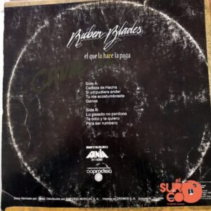 Disco de Vinilo Rubén Blades - El Que La Hace La Paga Vinyl Record