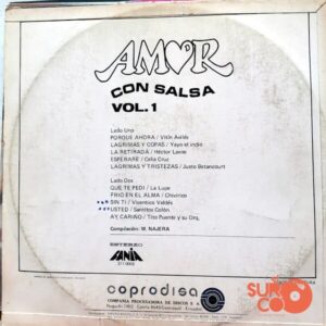Disco de Vinilo Varios - Amor Con Salsa Vinyl Record
