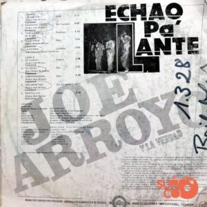 Disco de Vinilo Joe Arroyo   - Echao Pa’ Lante Vinyl Record