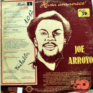 Disco de Vinilo Joe Arroyo   - Hasta Amanece Vinyl Record