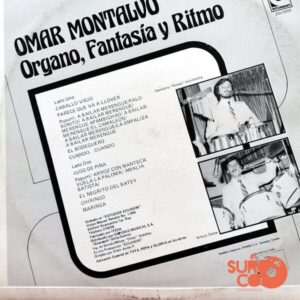Disco de Vinilo Omar Montalvo - Órgano… Fantasía… Y Ritmo Vinyl Record