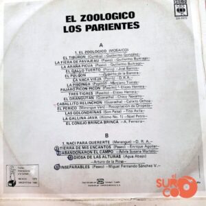 Disco de Vinilo Los Parientes - El Zoológico Vinyl Record