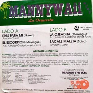 Disco de Vinilo Mannywaii - La Orquesta Vinyl Record