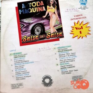 Disco de Vinilo Varios - A Toda Máquina. Salsa Solo Salsa Vinyl Record