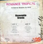 Disco de Vinilo Bienvenido Granda - 10 Boleros Bailables De Amor Vinyl Record