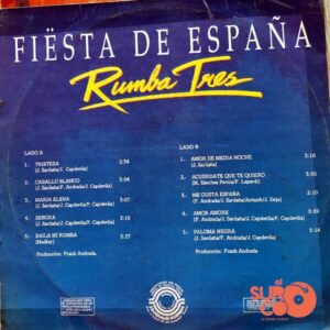 Disco de Vinilo Rumba Tres - Fiesta De España Vinyl Record