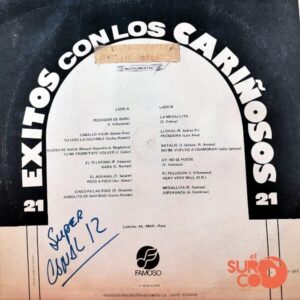 Disco de Vinilo Los Cariñosos - 21 Éxitos Con Los Cariñosos Vinyl Record