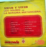 Disco de Vinilo Leo Marini Y La Sonora Matancera - Amar Y Vivir Vinyl Record