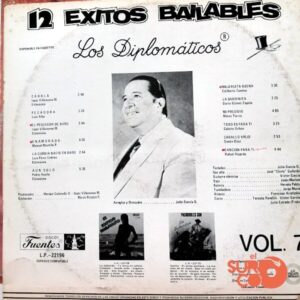 Disco de Vinilo Los Diplomáticos - 12 Éxitos Bailables Vol. 7 Vinyl Record