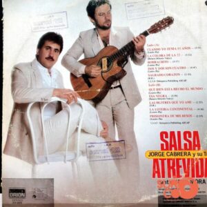Disco de Vinilo Jorge Cabrera Y Su Tres - Salsa Atrevida Vinyl Record