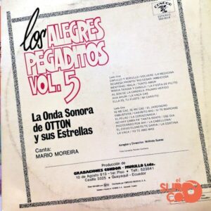 Disco de Vinilo La Onda Sonora De Ottón - Los Alegres Pegaditos Vol. 5 Vinyl Record