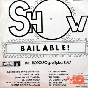 Disco de Vinilo Rodolfo Y Su Típica - Show Bailable De Rodolfo Y Su Típica Vinyl Record