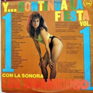 Disco de Vinilo Sonora Los Dinámicos - Y… Continua La Fiesta Vinyl Record