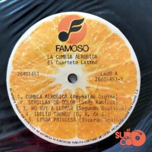 Disco de Vinilo El Cuarteto Latino - La Cumbia Aeróbica Vinyl Record
