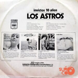Disco de Vinilo Los Astros - Invictos 10 Años Vinyl Record