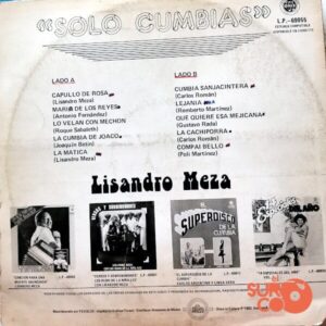 Disco de Vinilo Lisandro Meza - Solo Cumbias Vinyl Record