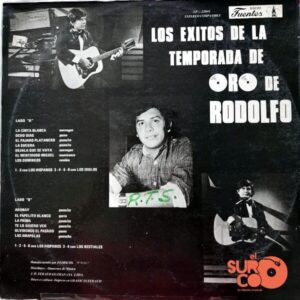 Disco de Vinilo Rodolfo   - Los Éxitos De La Temporada De Oro De Rodolfo Vinyl Record