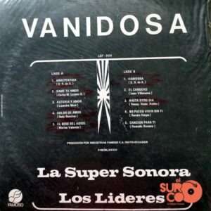 Disco de Vinilo La Súper Sonora De Los Líderes - Vanidosa Vinyl Record