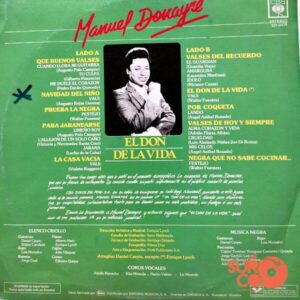 Disco de Vinilo Manuel Donayre - El Don De La Vida Vinyl Record