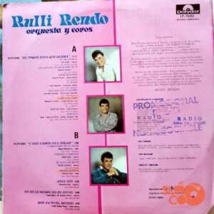 Disco de Vinilo Rulli Rendo - El Toque Está Que Quema Vinyl Record