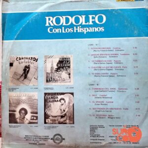 Disco de Vinilo Rodolfo Con Los Hispanos - Fuera De Concurso Vinyl Record