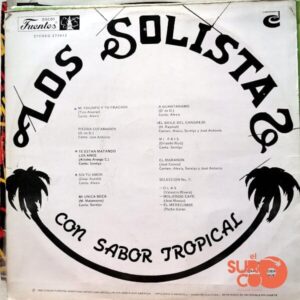 Disco de Vinilo Los Solistas - Con Sabor Tropical Vinyl Record