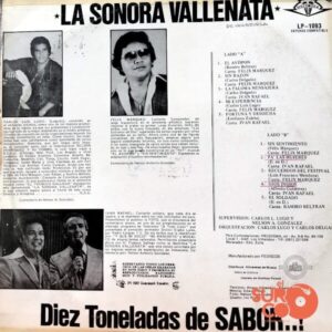 Disco de Vinilo La Sonora Vallenata - Diez Toneladas De Sabor Vinyl Record
