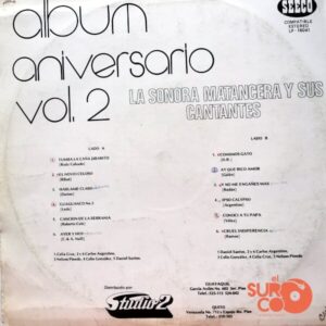 Disco de Vinilo Sonora Matancera - Álbum Aniversario Vol. 2 Vinyl Record