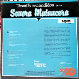 Disco de Vinilo Sonora Matancera - Tesoros Escondidos De La Sonora Matancera Vinyl Record