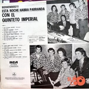 Disco de Vinilo Quinteto Imperial - Bienvenidos!!! Esta Noche Habrá Parranda Vinyl Record