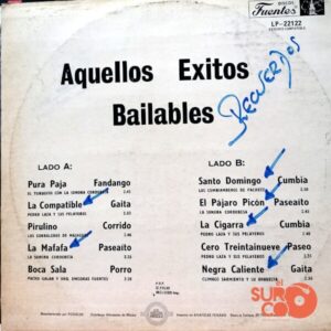 Disco de Vinilo Varios - Aquellos Éxitos Bailables Vinyl Record