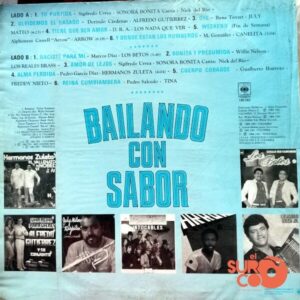 Disco de Vinilo Varios - Bailando Con Sabor Vinyl Record