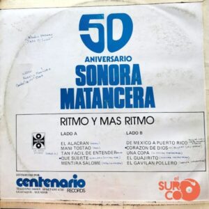 Disco de Vinilo Sonora Matancera - 50 Aniversario De La Sonora Matancera Vinyl Record
