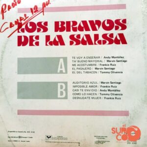 Disco de Vinilo Varios - Los Bravos De La Salsa Vinyl Record