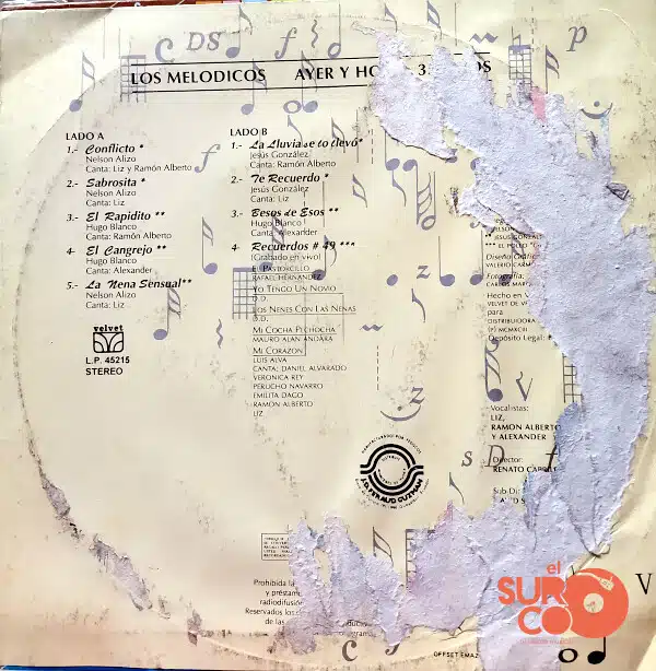 Disco de Vinilo Los Melódicos - Ayer Y Hoy 35 Años Vinyl Record