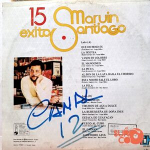 Disco de Vinilo Marvin Santiago - 15 Éxitos De Marvin Santiago Vinyl Record