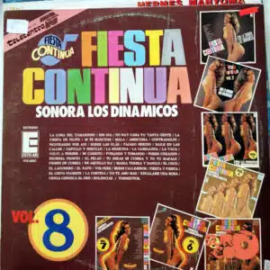 Sonora Los Dinámicos - Fiesta Continua Vol. 8 Vinilo