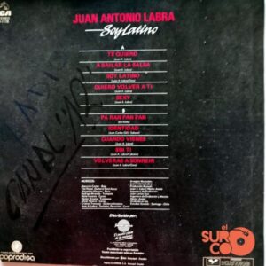 Disco de Vinilo Juan Antonio Labra - Soy Latino Vinyl Record