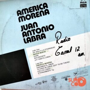 Disco de Vinilo Juan Antonio Labra - América Morena Vinyl Record